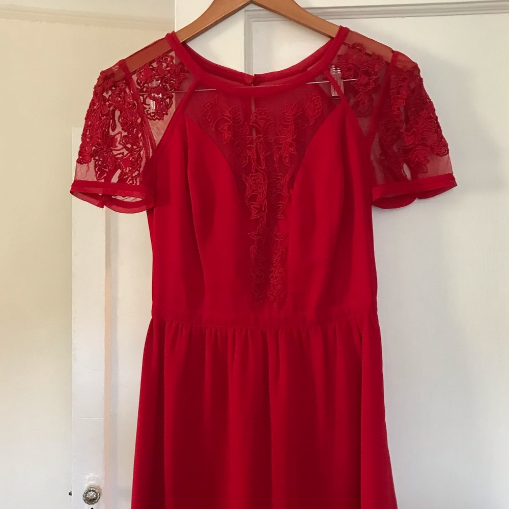 Red Lacey Dress